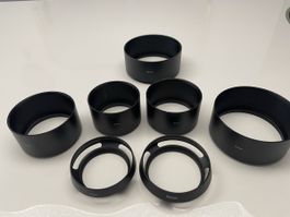 7 hood lens Pare soleil 49,52,55,58,62,77,82mm