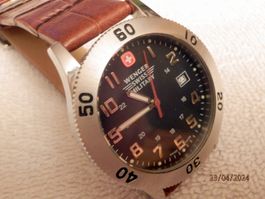 Wenger Swiss Militari, Quartz, Datum, Ø 40mm, Top Erhaltung