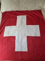 Schweizer Fahne/Flagge ca. 140x140 cm (Gebraucht) Polyester