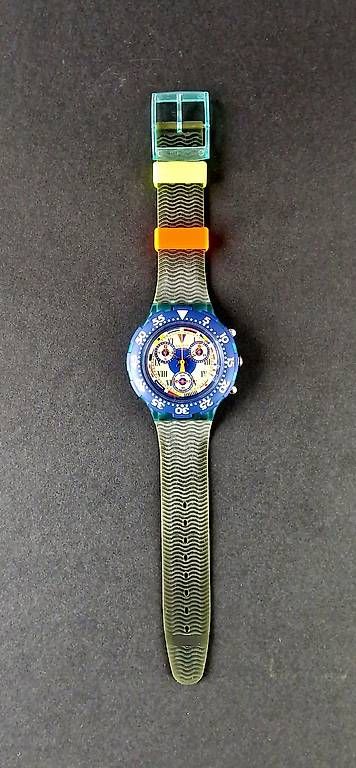 Orologi: Swatch Aqua Chrono Silver Moon SBK100 – Usato da Bassersdorf venduto da Zwoebschi