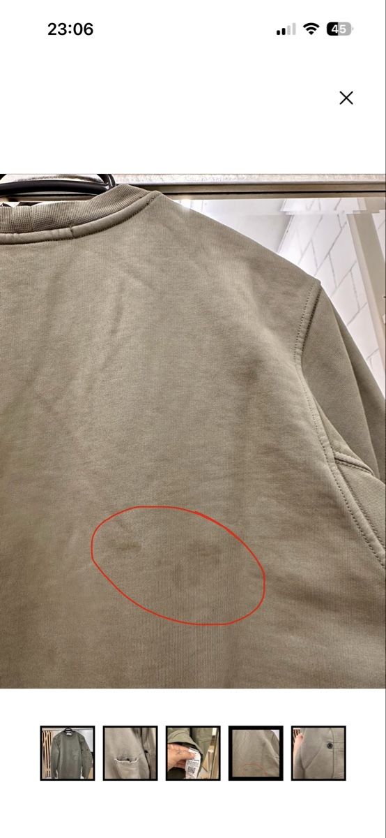 Stone Island Maglioni & Felpe: Stone Island Pullover olivgrün gebraucht – Usato da Muri AG venduto da Romsen14 3