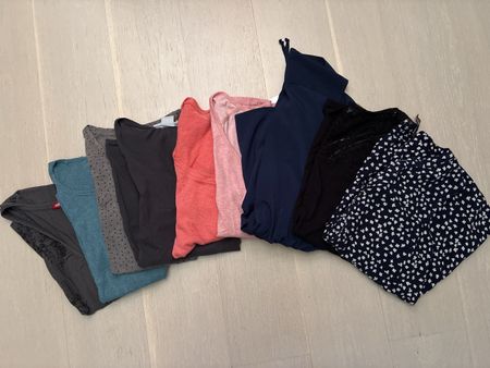 Damen T-Shirt Set 9 Stück S/M