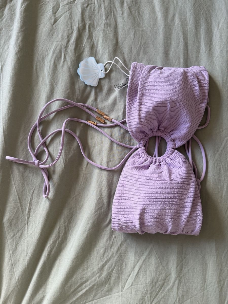 Costumi da bagno & Bikini: Popflex Lilac Bandeau Bikini Top Size M – Nuovo e nell'imballaggio originale da Uster venduto da b4x_ric 6