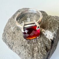 STARBORN USA Designer-Ring/Silber 925 mit natürlichem Granat