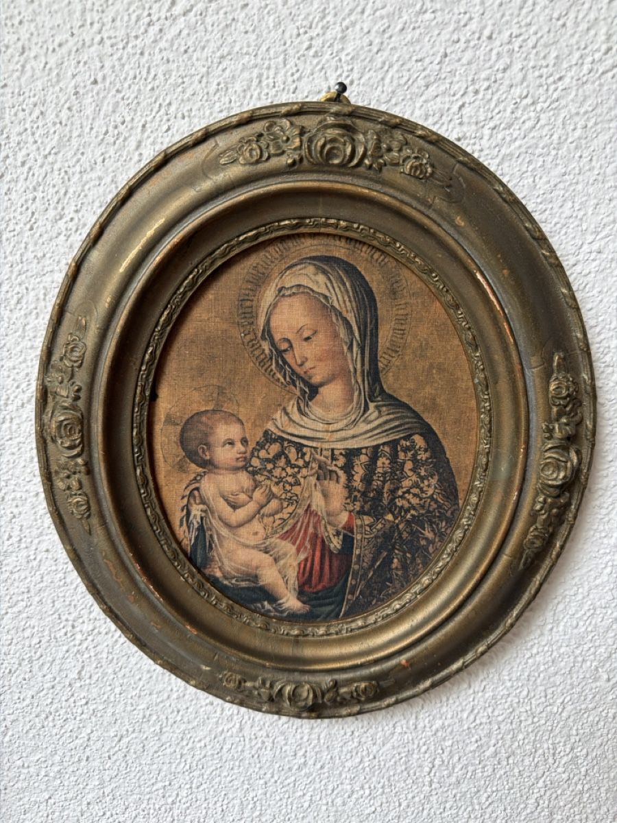 Foto & Immagini: Altes Bild, Madonna mit Kind. – Usato da Biberist venduto da Momo33 2
