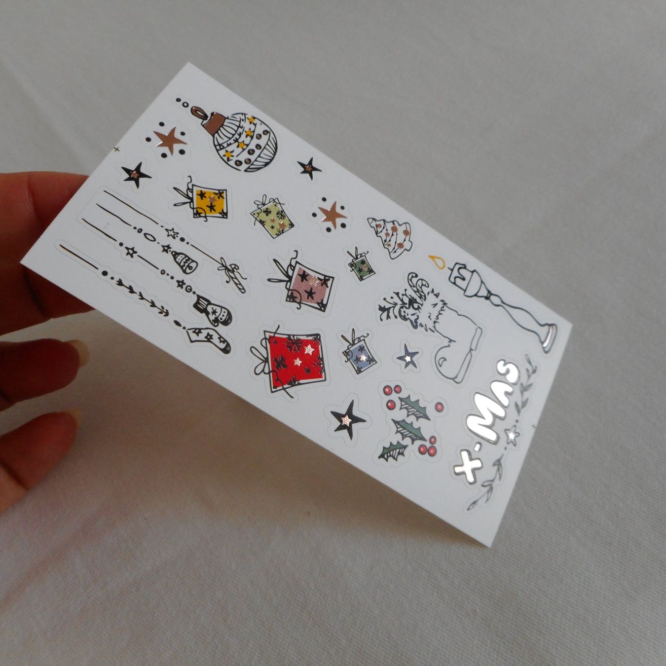 Sticker: Weihnachtssticker X-Mas – Nuovo (secondo la descrizione) da Niederlenz venduto da Berghem 1