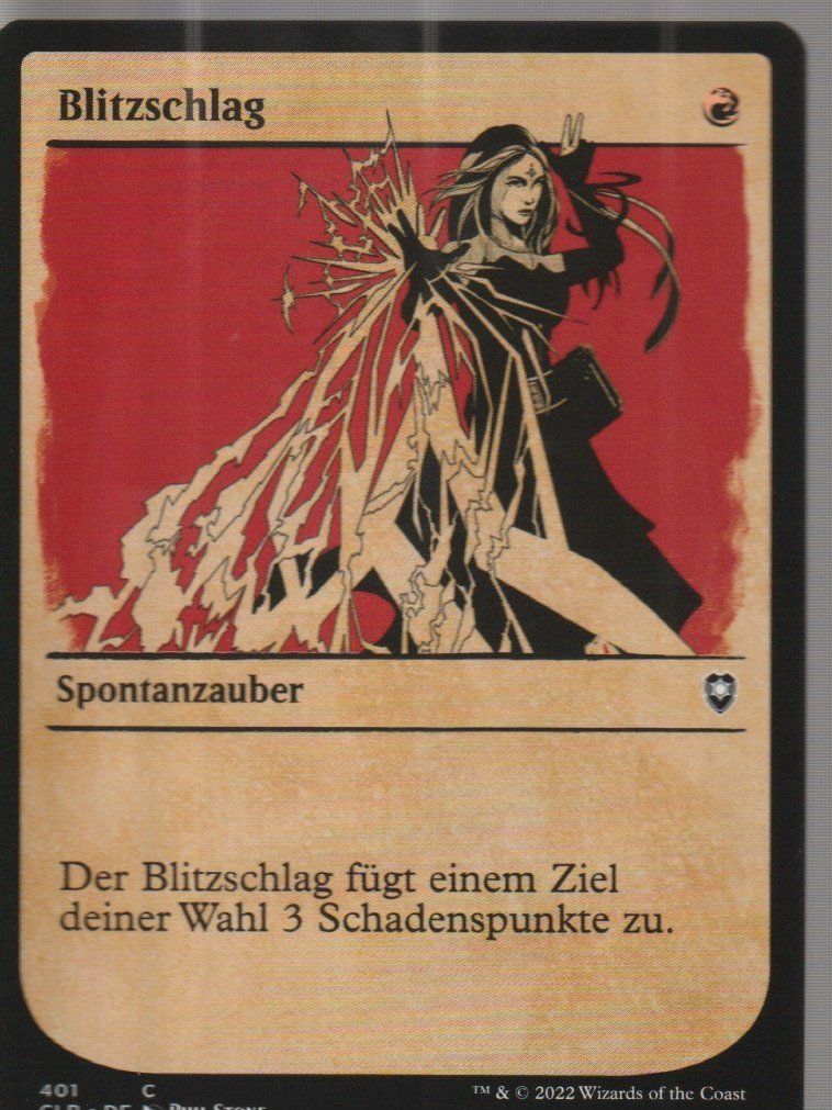 Magic The Gathering Carte collezionabili: TCG Magic The Gathering MTG CLB 401 Blitzschlag – Nuovo (secondo la descrizione) da Vezia venduto da Aquarius_Age