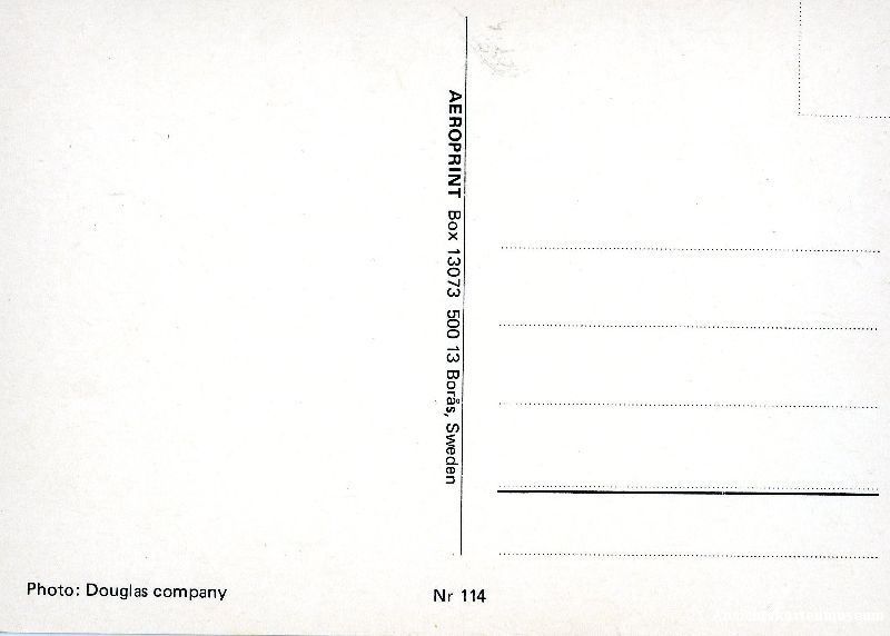 Cartoline postali: SAS - Scandinavian - MD-81 + c1985 – Usato da Emmenbrücke venduto da teestube 1