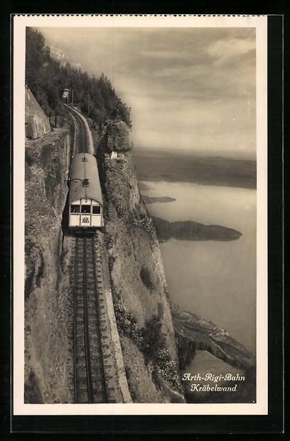 Cartes postales: AK Arth-Rigi-Bahn, Kräbelwand – D'occasion à Berlin par bartko-reher