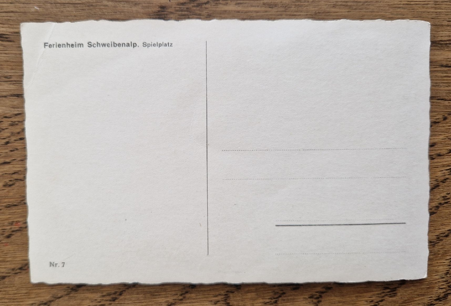 Cartoline postali: Spielplatz Ferienheim Schweibenalp – Usato da Ebikon venduto da Donar50 3