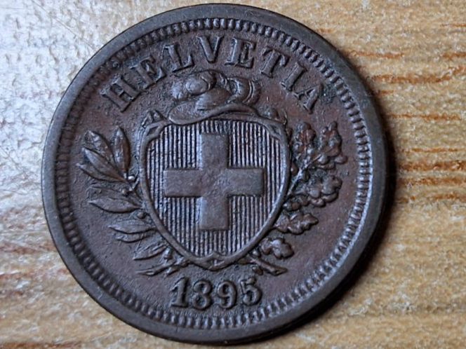 Toutes les monnaies: 1 Rappen 1895 – D'occasion à Münchenstein par purbach1 4
