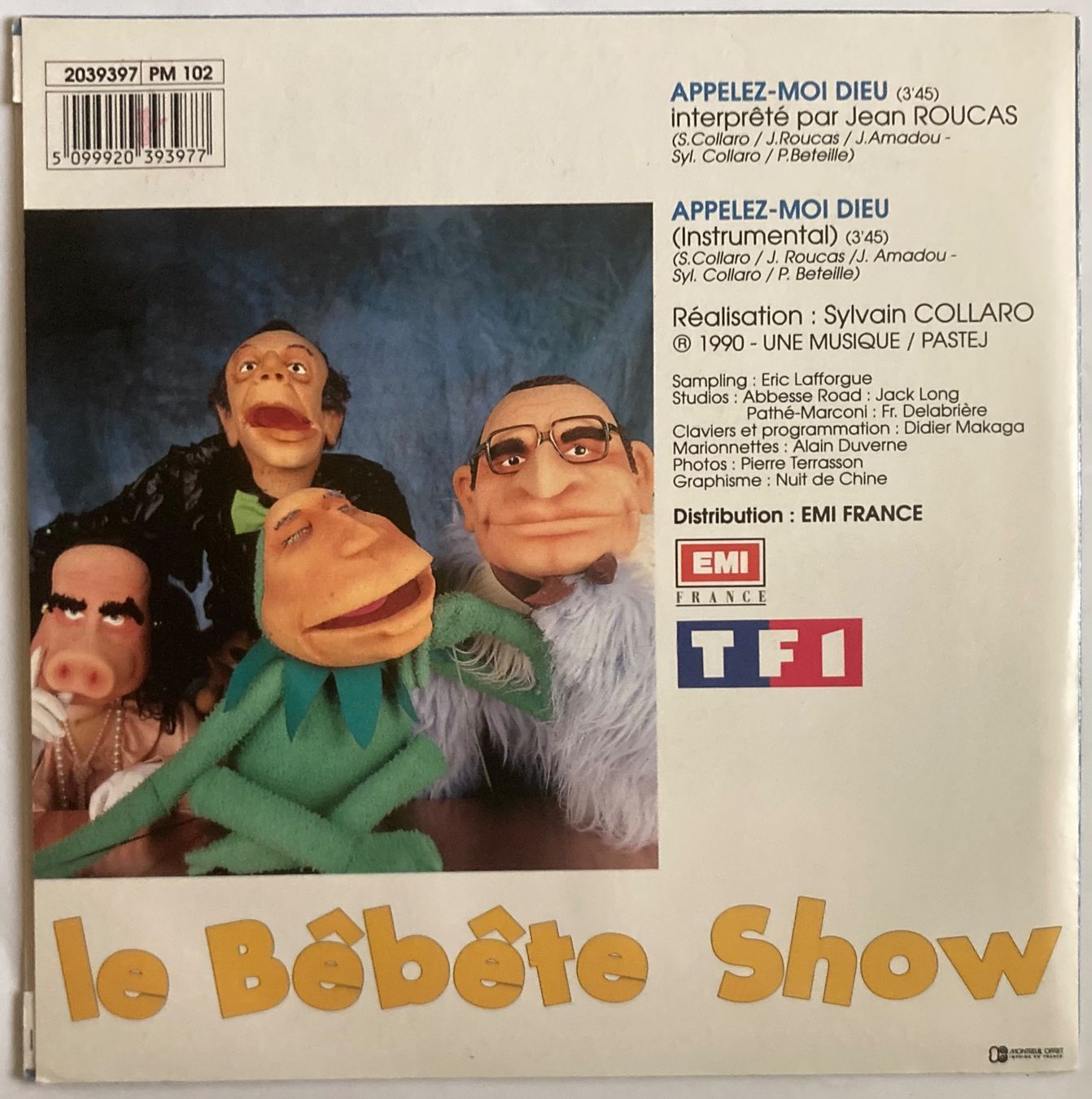 Dischi in vinile: LE BÊBÊTE SHOW - APPELEZ-MOI DIEU – Usato da Poliez-Pittet venduto da Newtown-Records 1