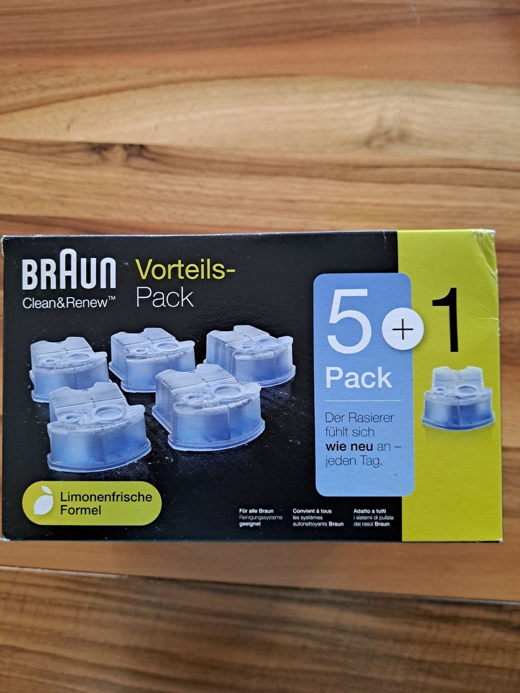 Braun Rasierapparate & Rasierklingen: Braun Clean&Renew Vorteils-Pack 5+1 neu – Neu (gemäss Beschreibung) aus Herznach von Marabu