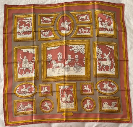 Carré Foulard Hermès 90x90 100% soie