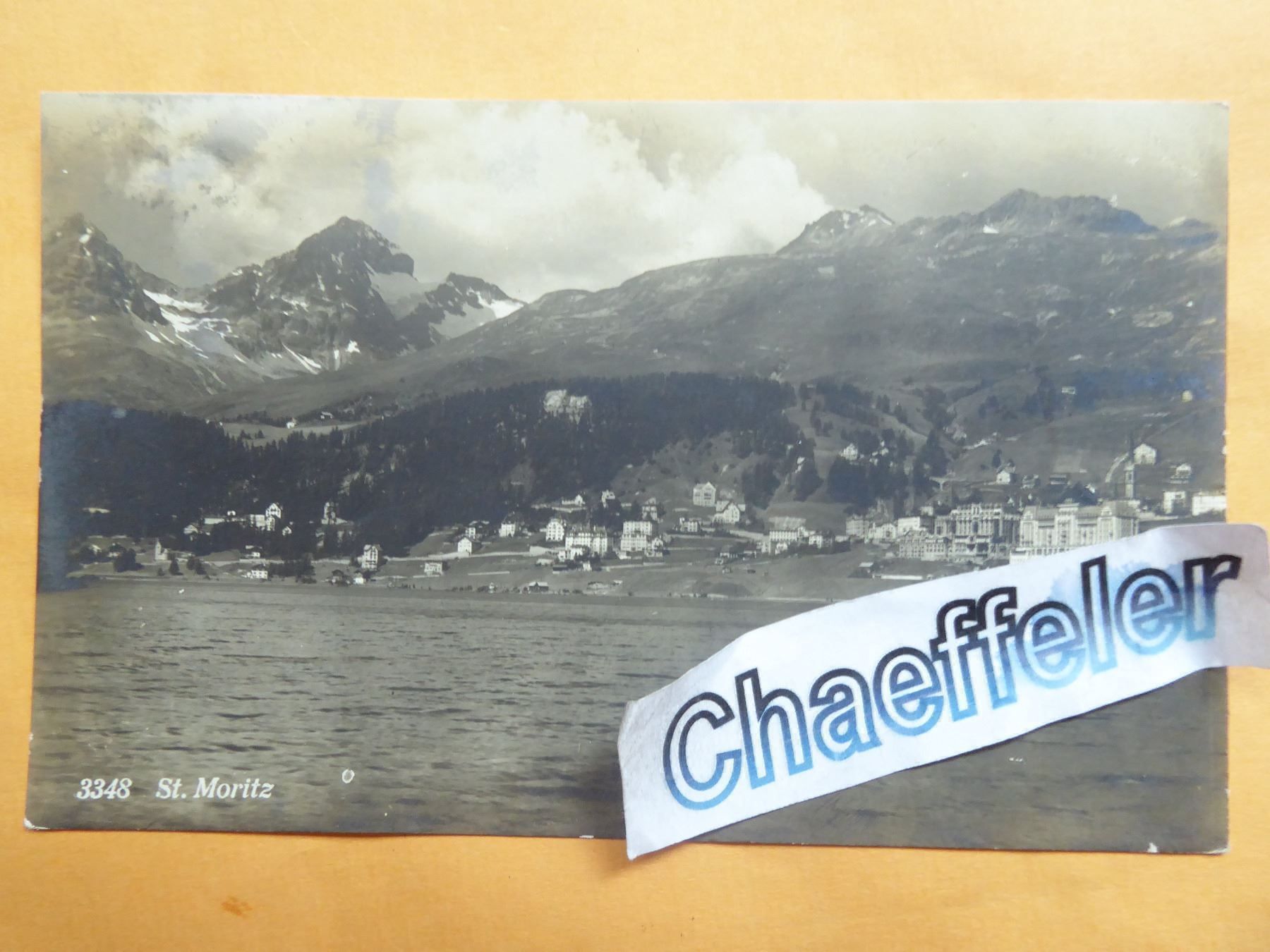 Ansichtskarten: 3348 St. Moritz – Gebraucht aus Zürich von Chaeffeler