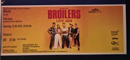 Ticket Broilers Volkshaus Zürich 12.09.2026 Stehplatz