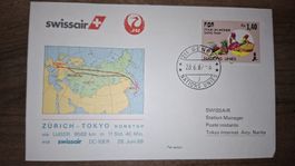 Swissair Zürich - Tokyo 28.06.1989