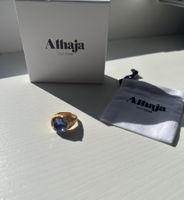 Bague ALHAJA plaqué or 18kt et zirconia violet