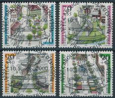 2000 - Pro Patria - Ersttag Voll Stempel ET