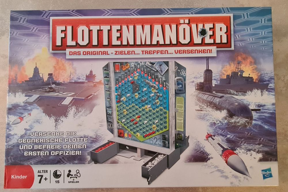 Schiffe versenken, Flottenmanöver ab 7 Jahre für 2 Spieler | Kaufen auf