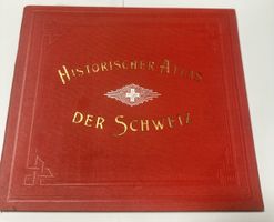 Historischer Atlas der Schweiz – Originalausgabe von 1898 