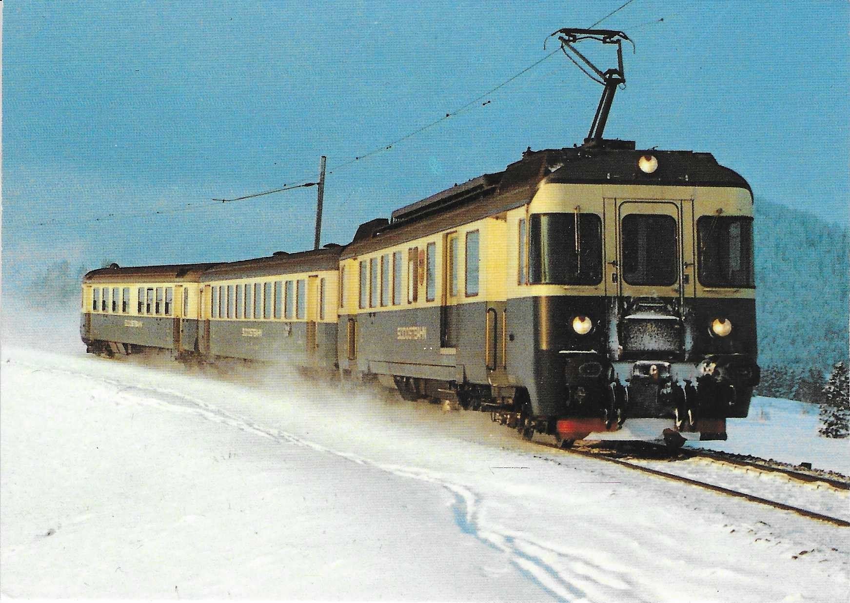 Ansichtskarten: Pendelzug der Südostbahn – Neu (gemäss Beschreibung) aus Rothrist von Stranglehold