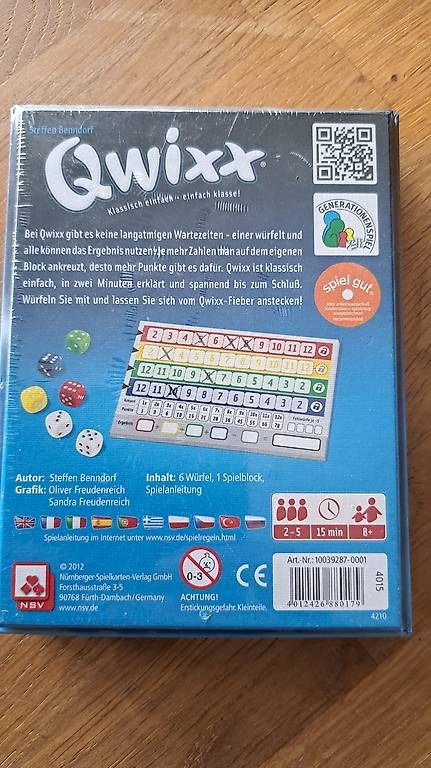 Giochi: Qwixx - Würfelspiel – Nuovo e nell'imballaggio originale da Udligenswil venduto da pablo_picante 1