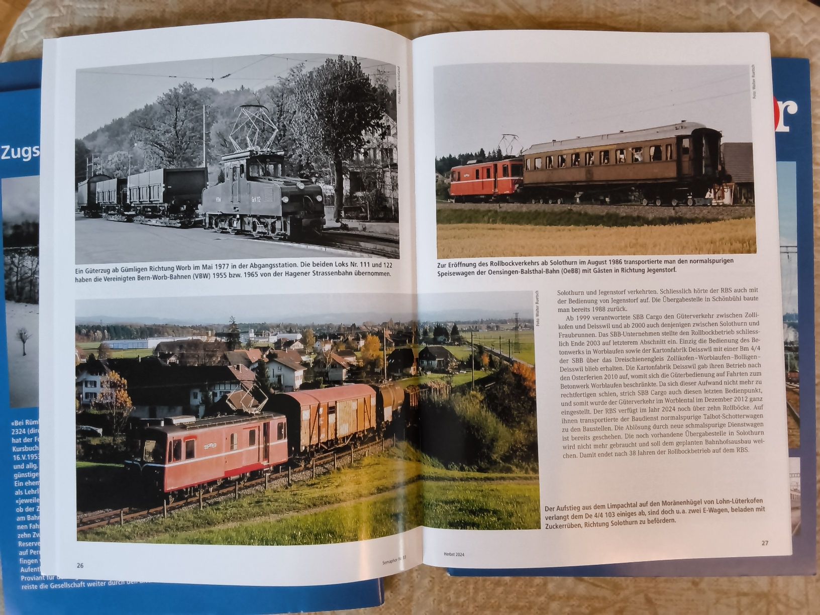 Riviste & Magazine: set 4 Eisenbahn-Hefte Semaphor 2024 – Usato da Hallau venduto da histoiremerveilleuse 7