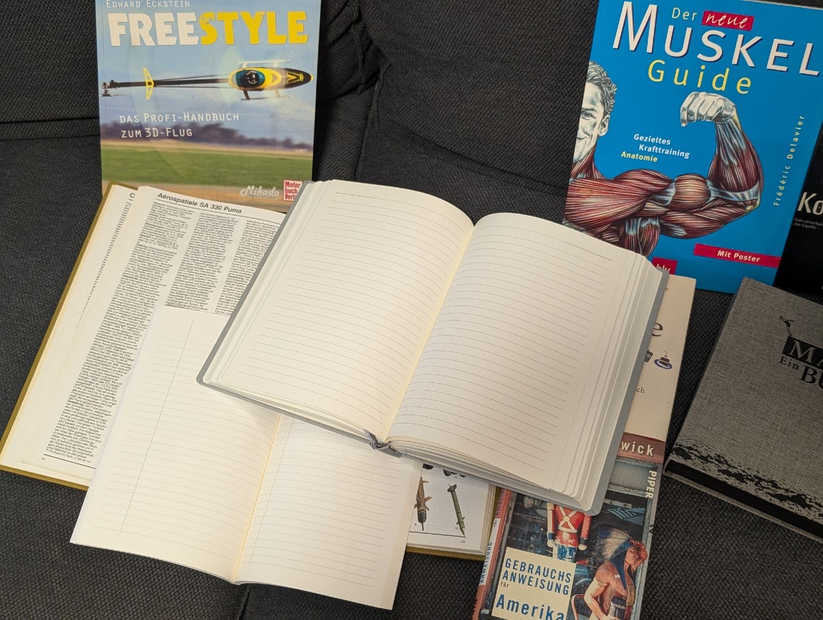 Libri: Bücherpaket 6 Bücher + 2 Notizbücher – Usato da Roggwil BE venduto da MA-4900 2