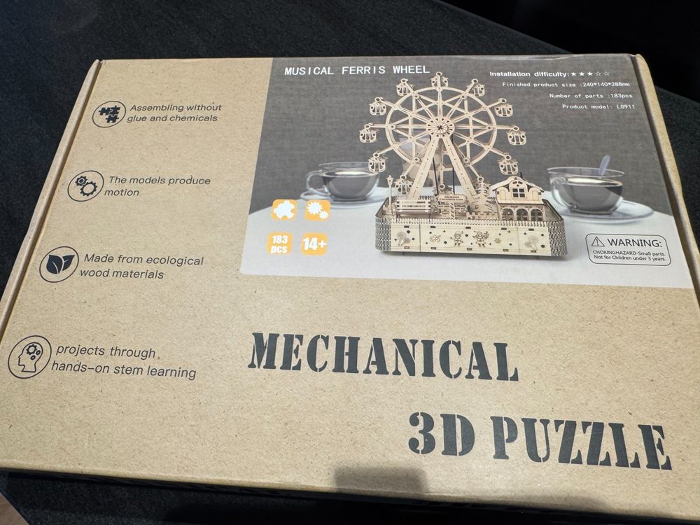 Hansepuzzle Riesenrad-Motiv – 1000 Teile Premium-Puzzle Mit Aufbewahrungsbeutel