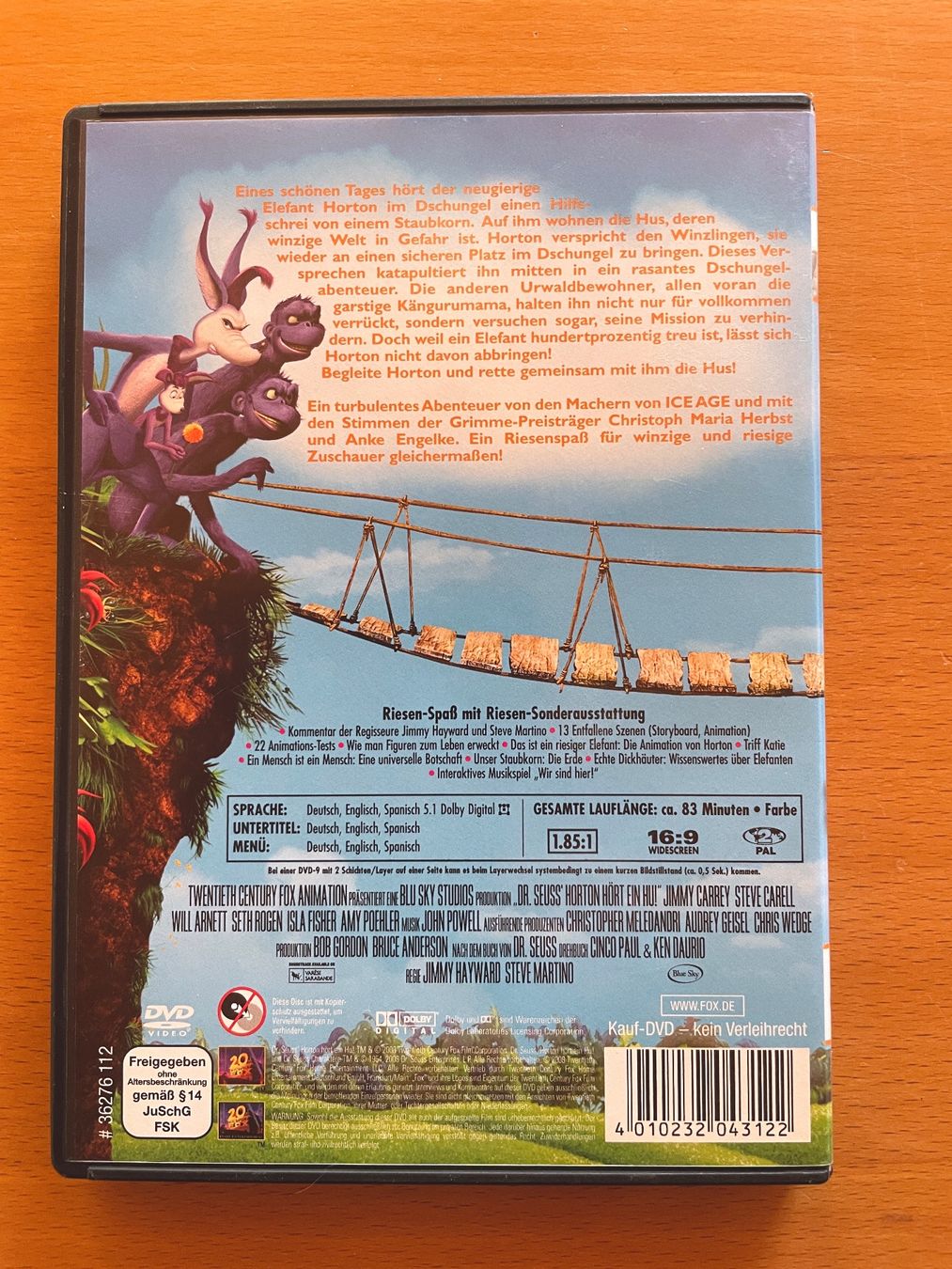 Tous les DVDs: DVD Horton hört ein HU – D'occasion à Rickenbach BL par Morlog 2