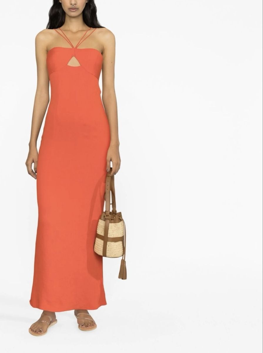 Vestiti: STAUD orange maxi dress – Nuovo (secondo la descrizione) da Zürich venduto da mlm_h9qj 3
