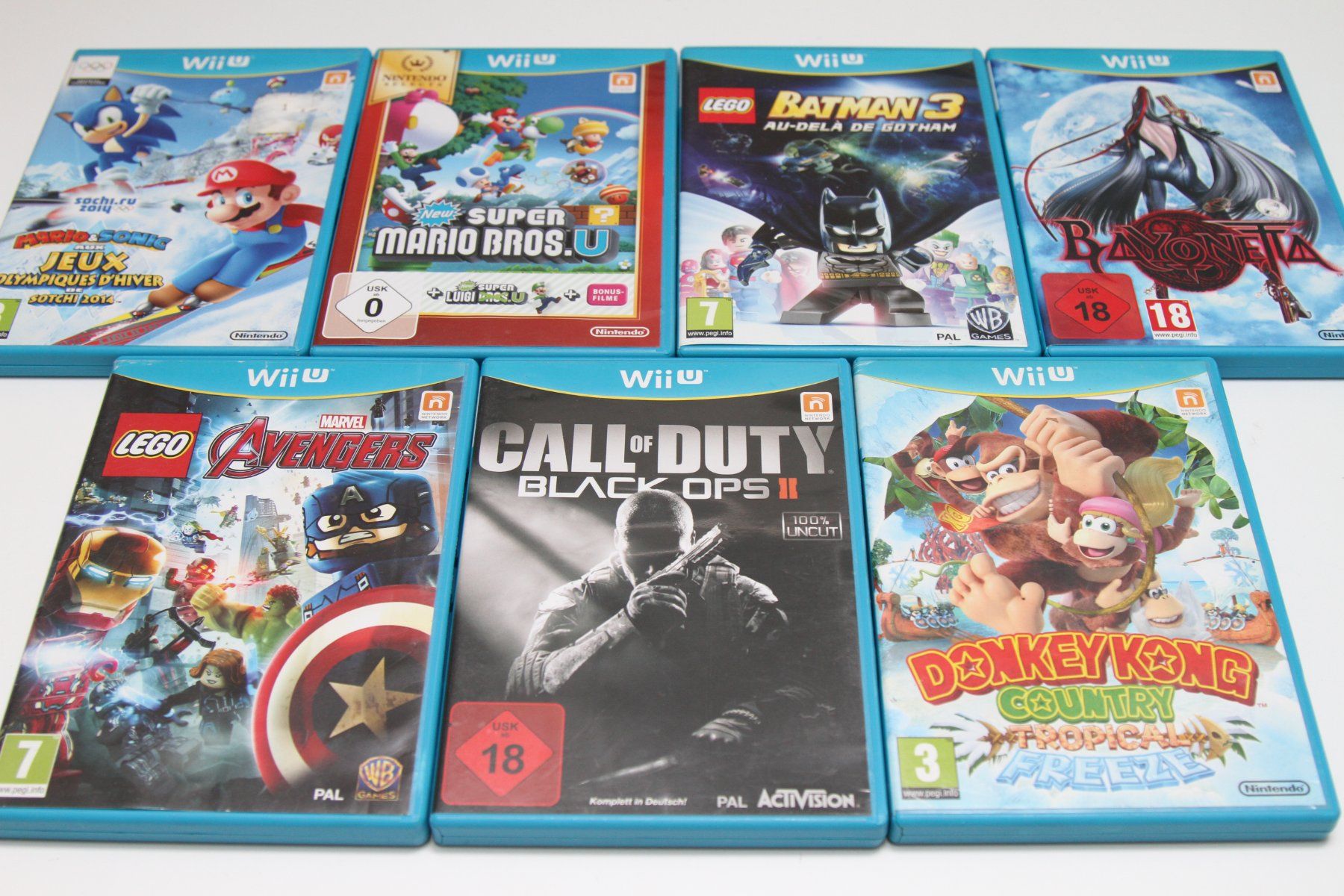 Nintendo Console: Nintendo Wii U Konsole mit Spielen – Usato da Basel venduto da camelot99 5
