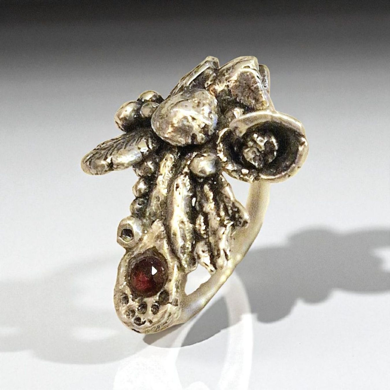 Ringe: Fairystyle Ring Silber & Granat, Grösse 46,7 – Neu und originalverpackt aus Aarau von Schmuckhoehle_MD 9