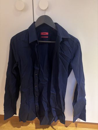 Hugo Boss Hemd dunkelblau Extra Slim Fit Grösse 38