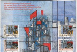 M1183 - Folder "Gardes suisses"  Suisse et Vatican