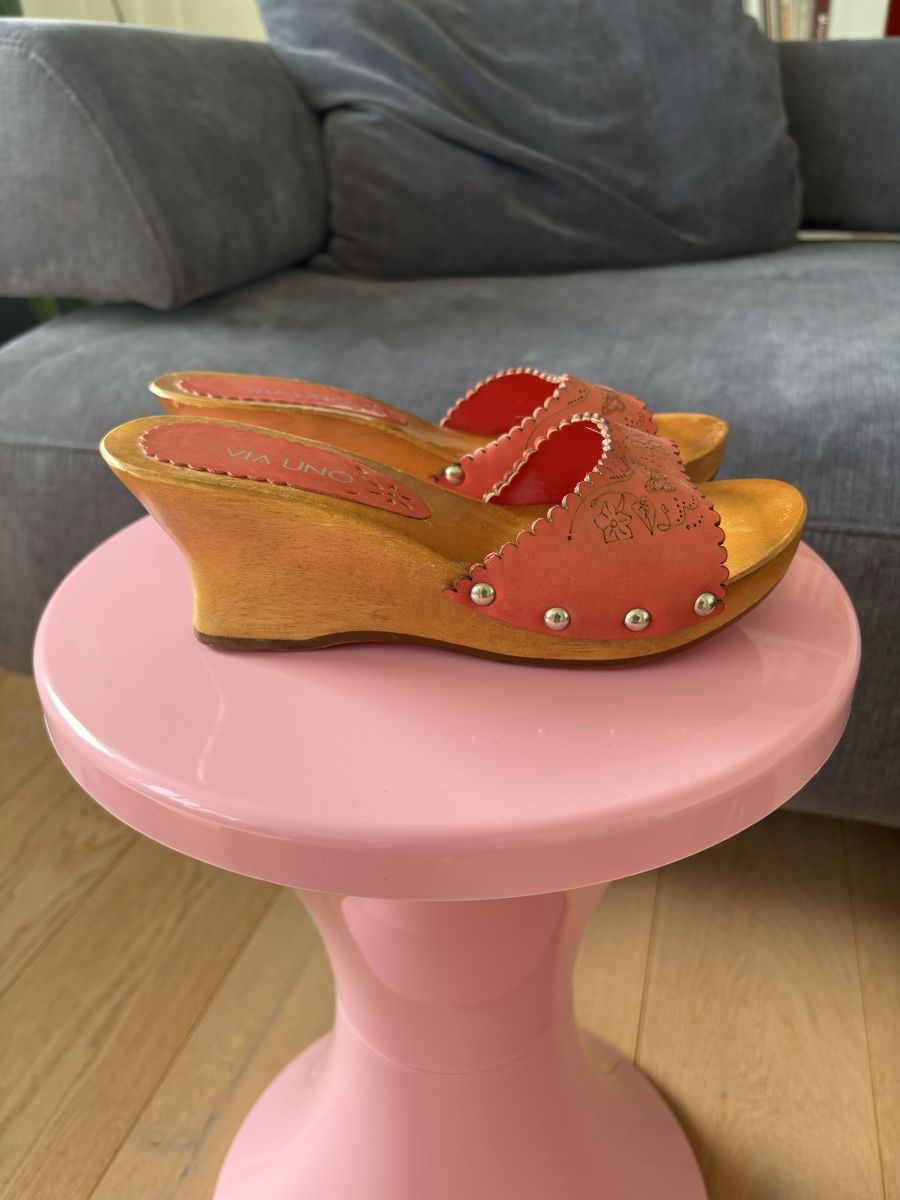 Scarpe da donna: Holz Keilabsatz Sandalen Grösse 36  – Usato da Kilchberg ZH venduto da mer_2bsh