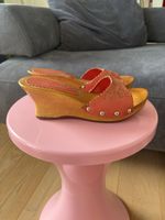 Holz Keilabsatz Sandalen Grösse 36 