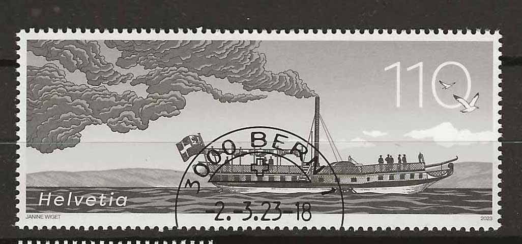 Alle Briefmarken: M1932 - Navigation à vapeur 1er jour – Gebraucht aus Trélex von Phil_Albert