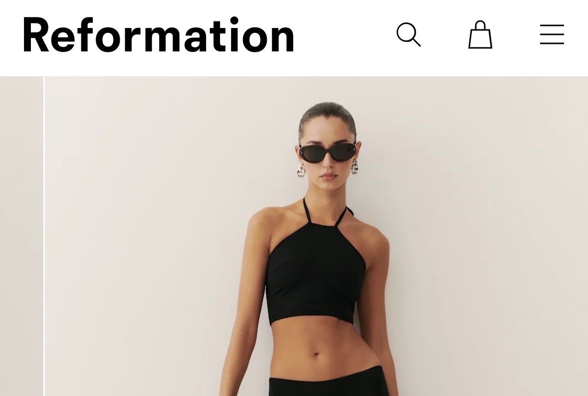 Costumi da bagno & Bikini: Schwarzer Bikini mit Bändchen von REFORMATION - Gr XS – Nuovo (secondo la descrizione) da Zürich venduto da Chanelle07 5