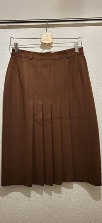 Faltenrock braun Gr. S/M