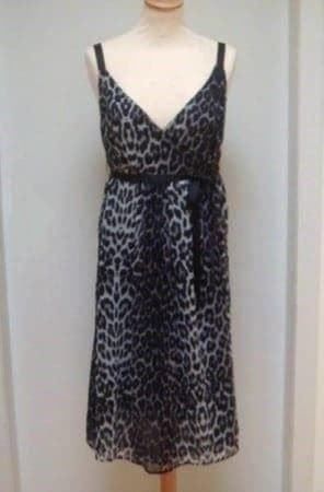 Scooter - Neues Leo Kleid - grau / schwarz - Grösse 40