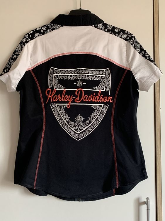 Harley-Davidson Blusr Gr. M schwarz/weiss 2