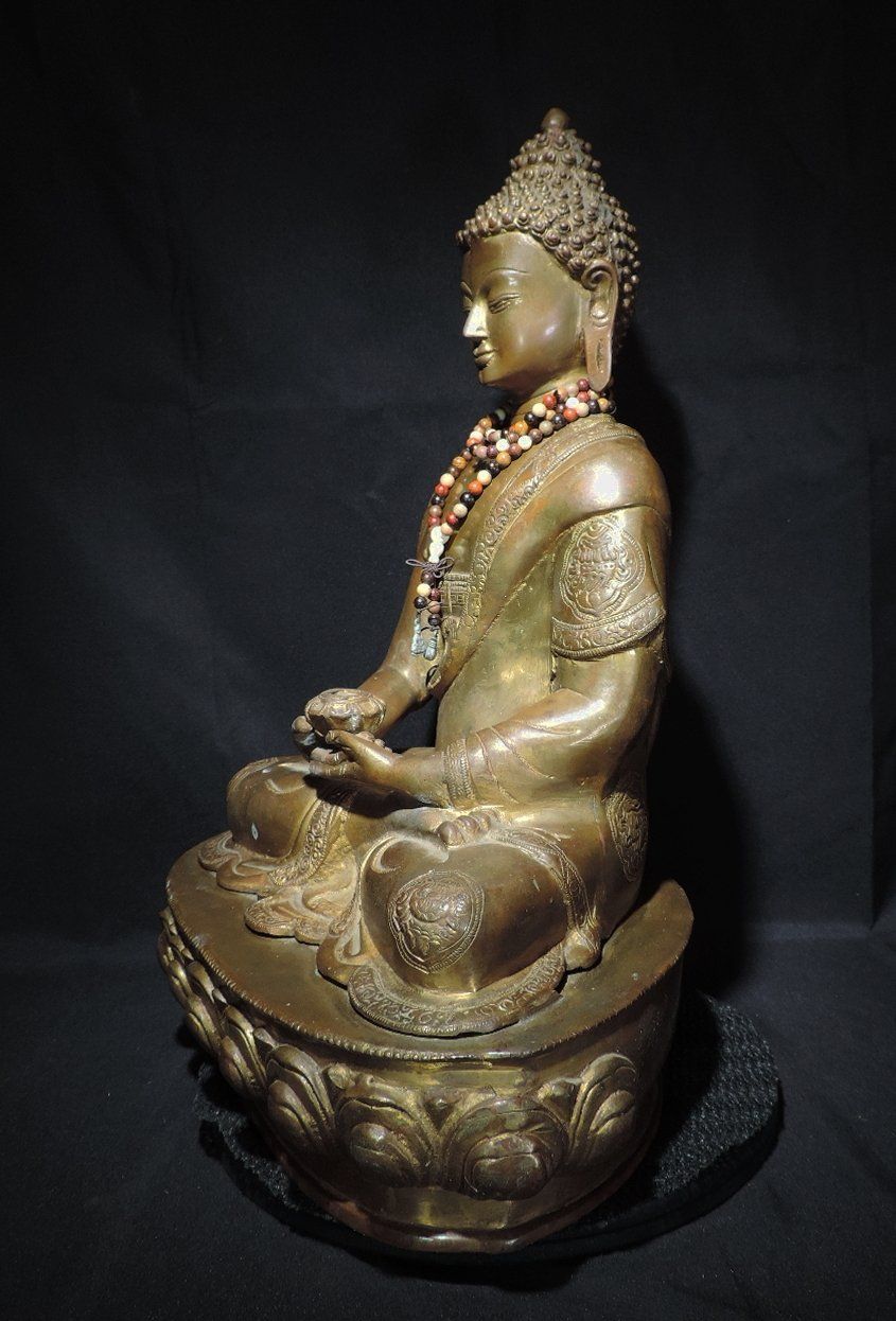 Sculture & Statue: Grosse Buddha Statue, Sinotibetisch – Usato da Duggingen venduto da roterbambus 2