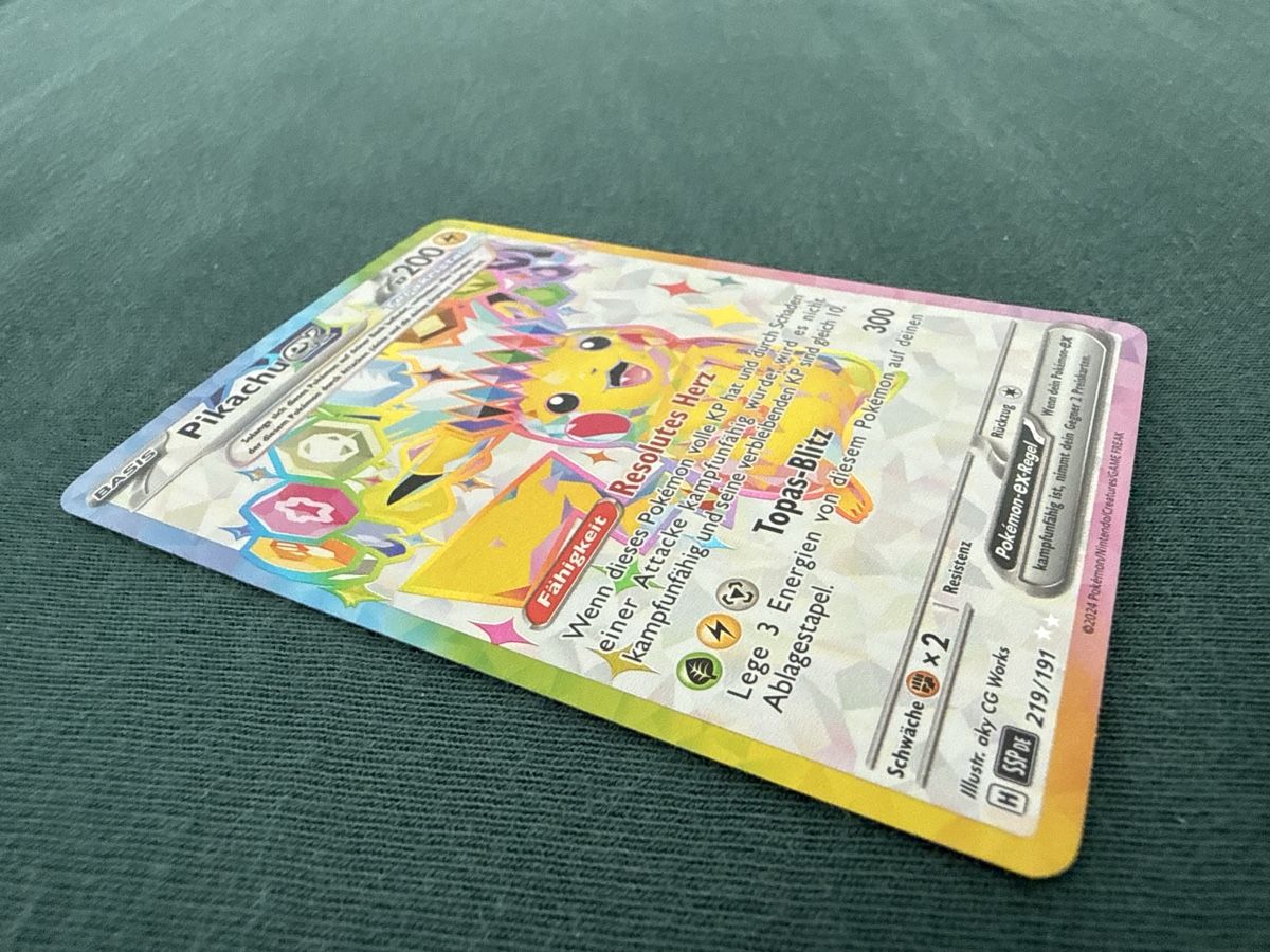Pokémon Sammelbilder & Trading cards: Pikachu EX - Seltene Pokemon Karte - Top Zustand!219/191 ssp – Gebraucht aus Oberengstringen von sigurros 1