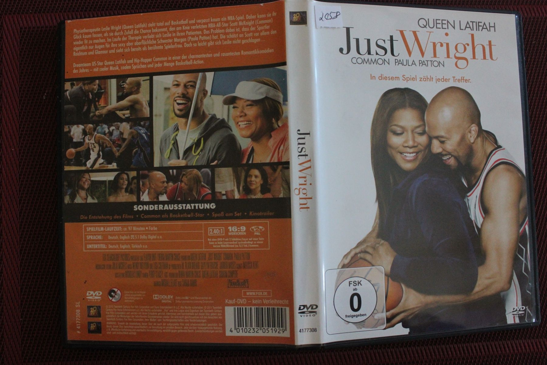 Alle DVDs: Just wright - In diesem Spiel zählt jeder Treffer DVD – Gebraucht aus Geroldswil von Schlumpfine1973