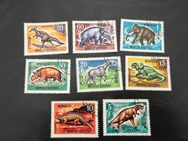 Mongolei Dinosaurier Serie gest.  (A8)