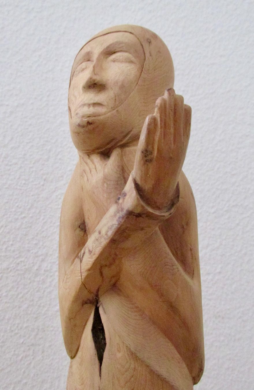Statuette: handgeschnitzte Figur aus Holz – Usato da Winterthur venduto da mat_q5d5 9
