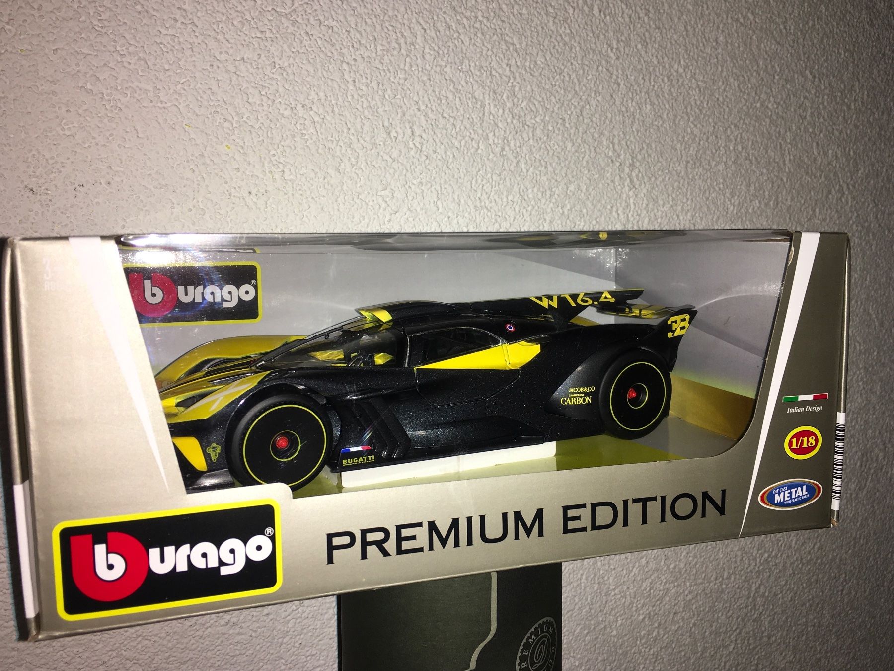 Bugatti Modellini d'auto: Bugatti Bolide W16.4 - 1/18 Premium Edition – Nuovo (secondo la descrizione) da Wohlen AG venduto da PrivatSammlung 1