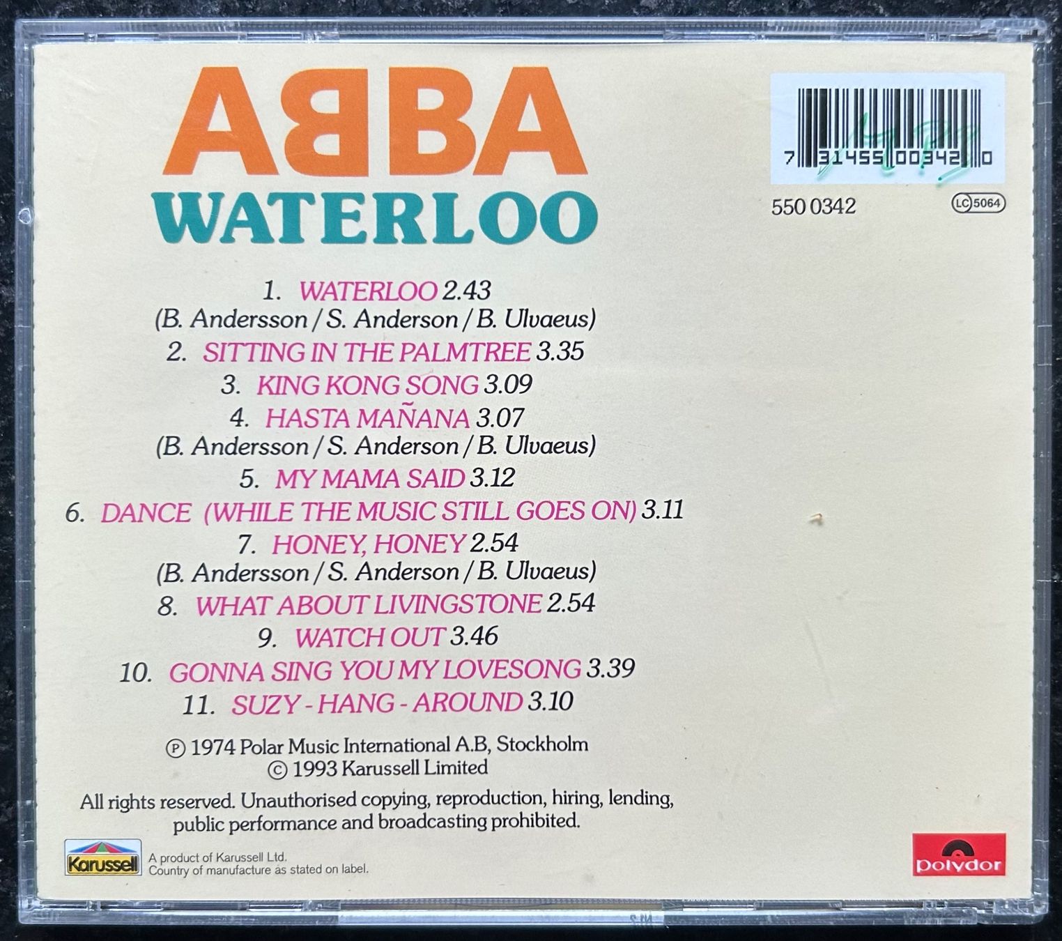 CD: ABBA - Waterloo - CD – Usato da Schaffhausen venduto da spinelli02 1